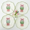 Hot Mrs. Alice Scalloped Easter Dinner Plate (Set Of 4)