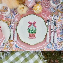 Hot Mrs. Alice Scalloped Easter Dinner Plate (Set Of 4)