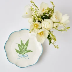 Online Mrs. Alice Scalloped Lily Of The Valley Starter Plate (Set Of 4)