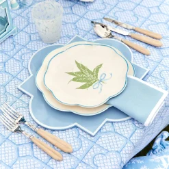 Mrs. Alice Scalloped Lily Of The Valley Starter Plate (Set Of 4)