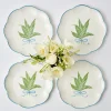 Clearance Mrs. Alice Scalloped Lily Of The Valley Dinner Plate (Set Of 4)
