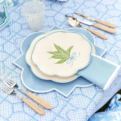 Clearance Mrs. Alice Scalloped Lily Of The Valley Dinner Plate (Set Of 4)