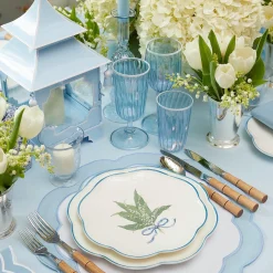 Hot Mrs. Alice Scalloped Lily Of The Valley Starter Plate