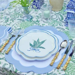 Hot Mrs. Alice Scalloped Lily Of The Valley Starter Plate