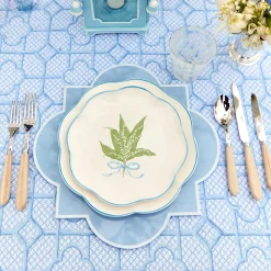 Hot Mrs. Alice Scalloped Lily Of The Valley Starter Plate