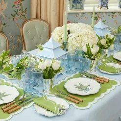 Mrs. Alice Scalloped Lily Of The Valley Dinner Plate (Set Of 4)