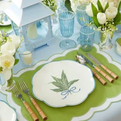 Mrs. Alice Scalloped Lily Of The Valley Dinner Plate (Set Of 4)