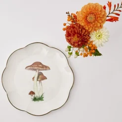 Mrs. Alice Scalloped Mushroom Dinner Plate