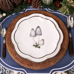 Discount Mrs. Alice Scalloped Mushroom Starter Plates (Set Of 4)