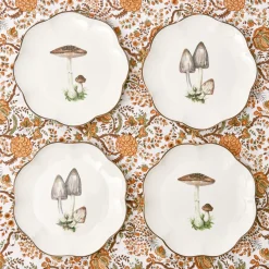 Discount Mrs. Alice Scalloped Mushroom Starter Plates (Set Of 4)