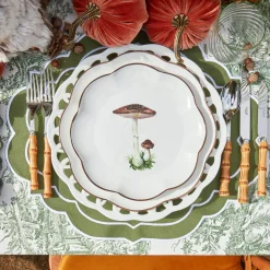 Clearance Mrs. Alice Scalloped Mushroom Starter Plates (Set Of 4)