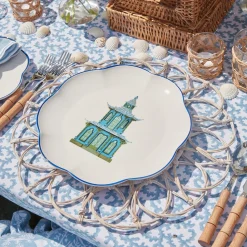 Sale Mrs. Alice Scalloped Pagoda Dinner Plate (Set Of 4)