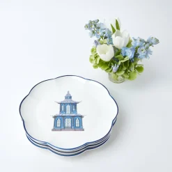 Sale Mrs. Alice Scalloped Pagoda Dinner Plate (Set Of 4)