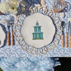 Sale Mrs. Alice Scalloped Pagoda Dinner Plate (Set Of 4)
