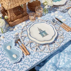 Hot Mrs. Alice Scalloped Pagoda Starter Plate (Set Of 4)