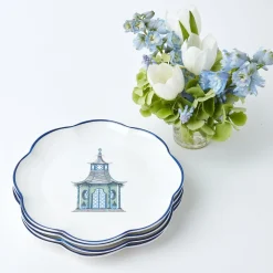 Discount Mrs. Alice Scalloped Pagoda Starter Plate (Set Of 4)