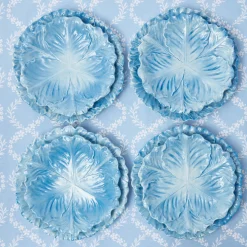 Clearance Mrs. Alice Serena Cabbage Dinner & Starter Plates (Set Of 8)