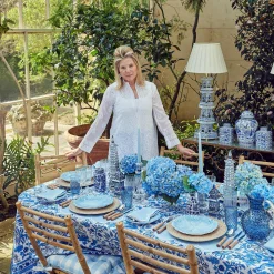 New Mrs. Alice Serena Cornflower Blue Napkins (Set Of 4)
