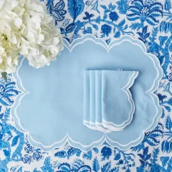 Sale Mrs. Alice Serena Cornflower Blue Placemats (Set Of 4)
