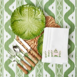 New Mrs. Alice Serena Green Cabbage Dinner Plate (Set Of 4)