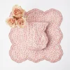 Sale Mrs. Alice Serena Pink Leopard Napkins (Set Of 4)
