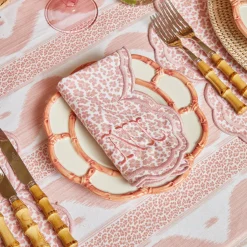Sale Mrs. Alice Serena Pink Leopard Napkins (Set Of 4)