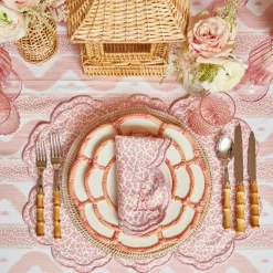 Sale Mrs. Alice Serena Pink Leopard Napkins (Set Of 4)