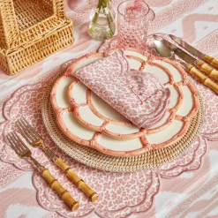 Sale Mrs. Alice Serena Pink Leopard Napkins (Set Of 4)