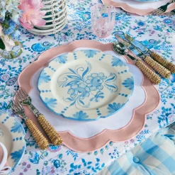 Best Mrs. Alice Seville Blue Gardenia Dinner Plate