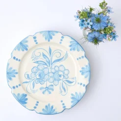 Best Mrs. Alice Seville Blue Gardenia Dinner Plate
