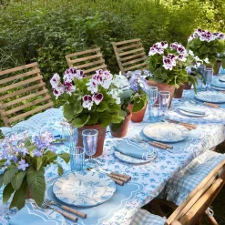 Online Mrs. Alice Seville Blue Gardenia Starter Plate (Set Of 4)