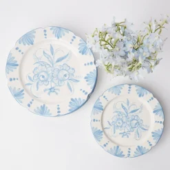 Online Mrs. Alice Seville Blue Gardenia Starter Plate (Set Of 4)
