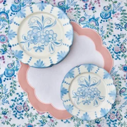 Online Mrs. Alice Seville Blue Gardenia Starter Plate (Set Of 4)