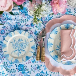 Online Mrs. Alice Seville Blue Gardenia Starter Plate (Set Of 4)