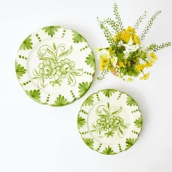 Outlet Mrs. Alice Seville Green Gardenia Starter Plate