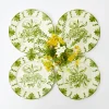 Outlet Mrs. Alice Seville Green Gardenia Starter Plates (Set Of 4)
