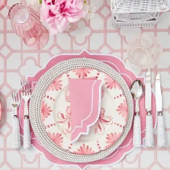Clearance Mrs. Alice Seville Pink Gardenia Dinner Plate (Set Of 4)