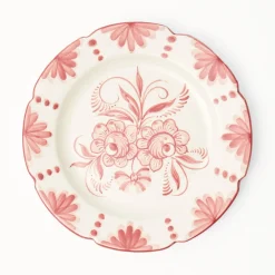 Clearance Mrs. Alice Seville Pink Gardenia Dinner Plate