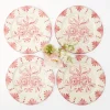 Sale Mrs. Alice Seville Pink Gardenia Dinner Plate (Set Of 4)