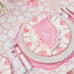 Online Mrs. Alice Seville Pink Gardenia Dinner Plate