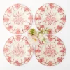 Outlet Mrs. Alice Seville Pink Gardenia Dinner & Starter Plates (Set Of 8)