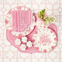 Outlet Mrs. Alice Seville Pink Gardenia Starter Plate