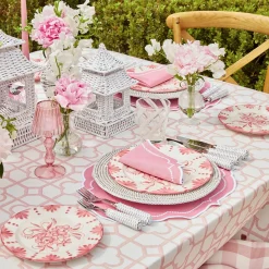 Discount Mrs. Alice Seville Pink Gardenia Starter Plate (Set Of 4)