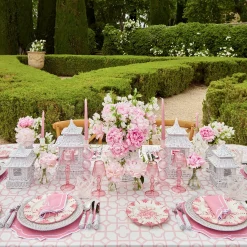 Discount Mrs. Alice Seville Pink Gardenia Starter Plate (Set Of 4)
