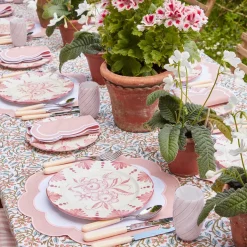 Discount Mrs. Alice Seville Pink Gardenia Starter Plate (Set Of 4)