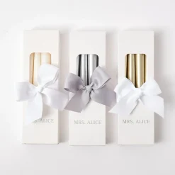 Online Mrs. Alice Silver Candles (Set Of 8)