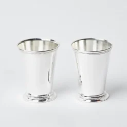 Clearance Mrs. Alice Silver Mint Julep Cups (Pair)