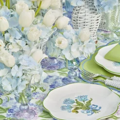 Outlet Mrs. Alice Small Blue Fluted Vase (Set Of 3)