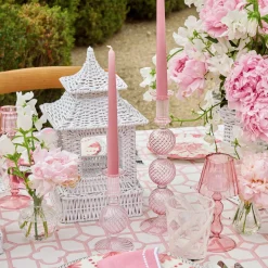 Outlet Mrs. Alice Small Camille Peony Candle Holder (Pair)