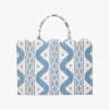 Sale Mrs. Alice Small Tote Bag (Blue Ikat)